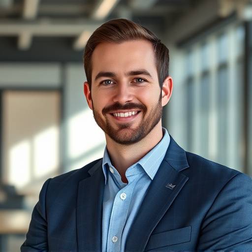 Photograph of Marcus Johnson, the Chief Technology Officer at NovaTech Solutions, showcasing his expertise and dedication.